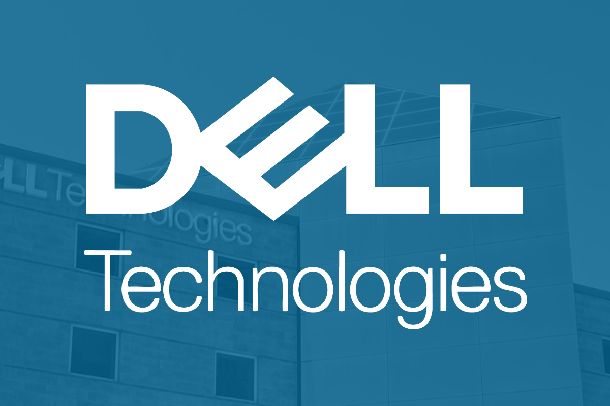 A Dell server rack prepared for an artificial intelligence data center.